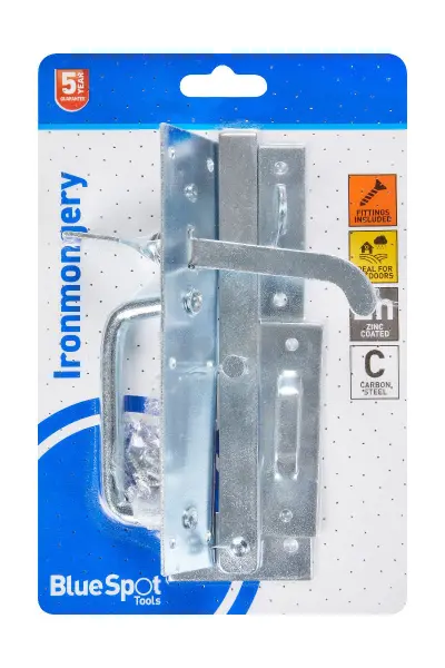 Blue Spot Tools 锌镀萨福克门闩 50mm