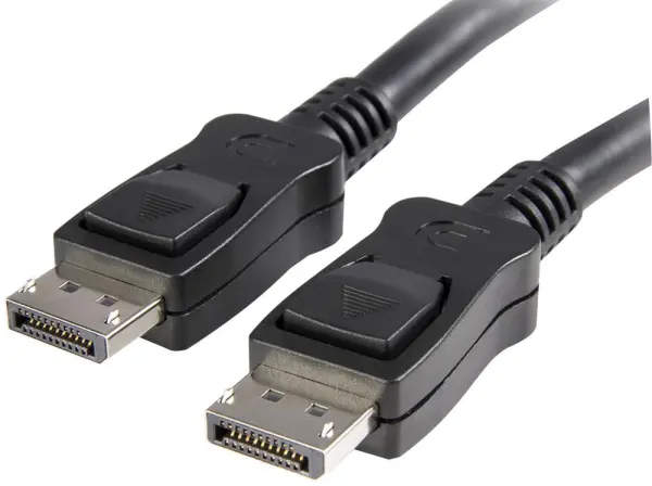 STARTECH כבל DisplayPort 1.2 עם נעילה, זכר לזכר, 3 מטר שחור
