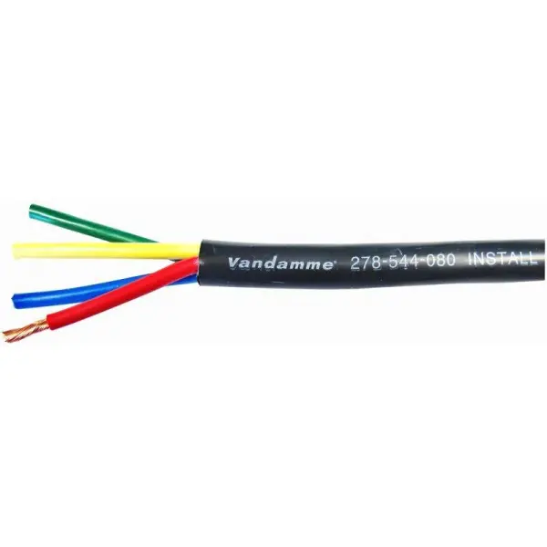 Van Damme Ecoflex Install Grade Speaker Cable 4x4mm LSZH, Per Metre