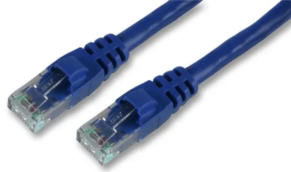 TUK - Kabel Ethernet Cat6 RJ45 Lelaki ke Lelaki, 2m Biru