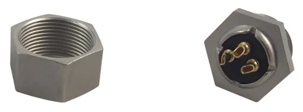 BINDER 711 Σειρά Πρίζας Τοποθέτησης σε Πίνακα, 3-ποδικό, 125V/4A