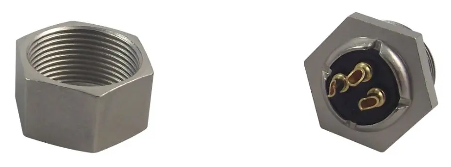 BINDER 711 Series Panel Mount Socket, 3 Way, 125V/4A