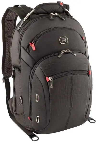 WENGER SWISS GEAR 15-inch MacBook Pro Backpack with iPad Pocket, Black