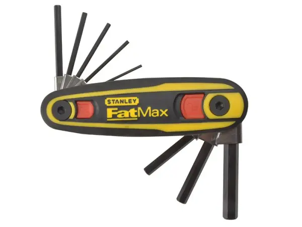 STANLEY FatMax Juego de Llaves Allen Métricas con Bloqueo, 8 Piezas