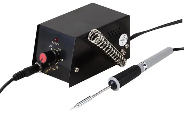 DURATOOL 8W Mini Soldering Station, 450°C Temperature Control