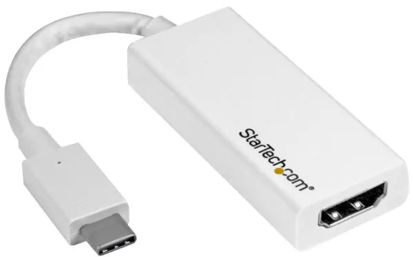 Adaptateur USB-C vers HDMI 4K 30Hz STARTECH, Blanc