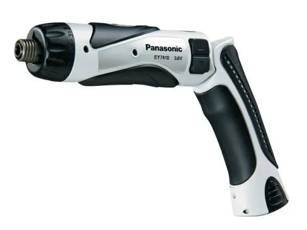 Panasonic EY7410LA2S Cordless Screwdriver, 3.6V with 2x 1.5Ah Li-ion Batteries