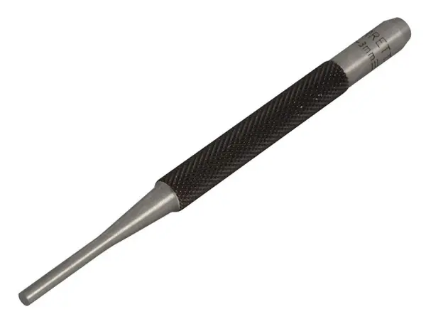 Starrett 565C Pin Punch, 3mm (1/8 orlach), Cruaíte & Teasa-Threisithe