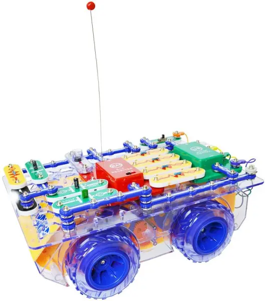 SNAP CIRCUITS RC Snap Rover Kit - Afstandsbediening, LED-verlichting, Educatief