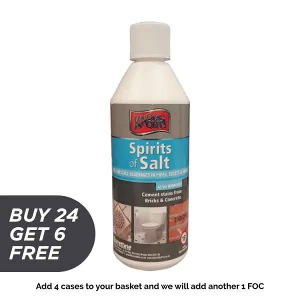 Knockout Spirits of Salt Descaler & Cleaner 500ml
