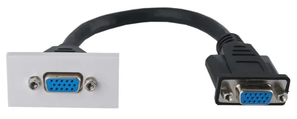 PRO SIGNAL - Module de prise murale VGA, 50x25mm