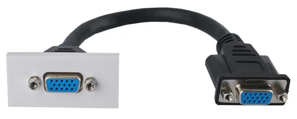 PRO SIGNAL VGA Socket Wall Plate Module, 50x25mm