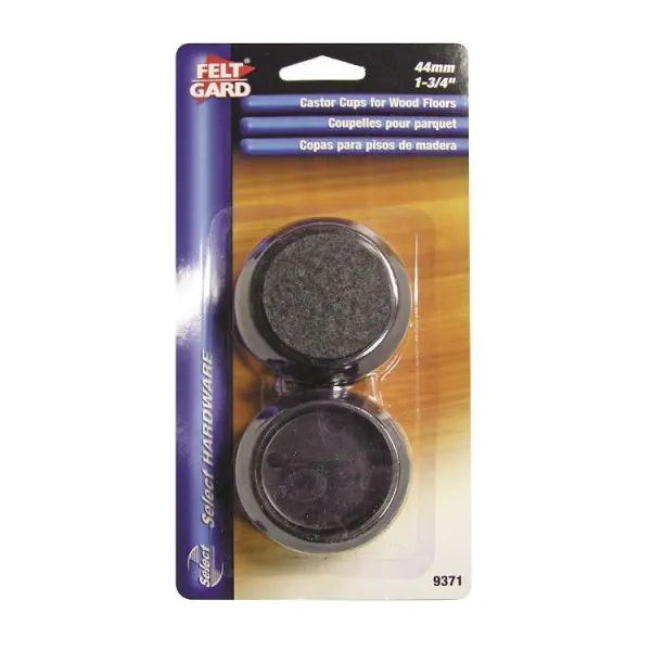 Feltgard Castor Cups, Brown, 44mm
