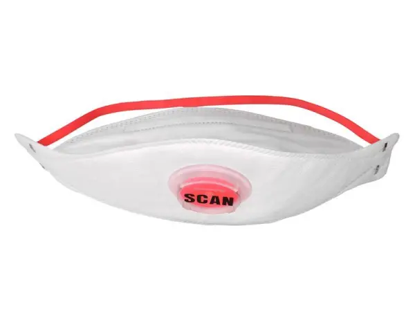 Scan - Masque jetable FFP3 à valve pliable (Lot de 3)