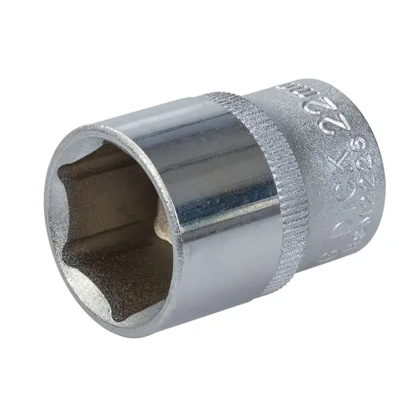 King Dick 1/2'' Drive 12-Point Metric Socket - 22mm