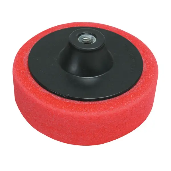 Silverline M14 Ultra-Soft Foam Polishing Head, Red, 150mm