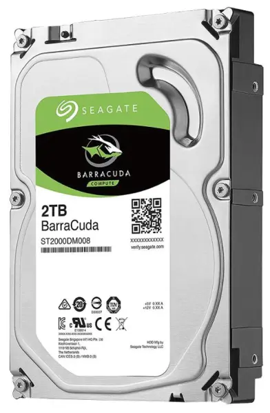 SEAGATE BarraCuda Disco Rigido Interno 3.5 Pollici, 2TB, 7200rpm