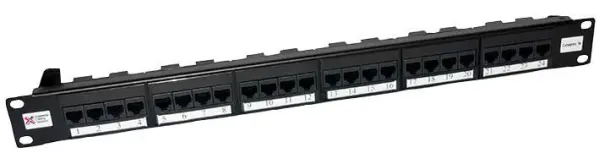 Panneau de brassage Connectix 1U 24 ports Cat5e UTP