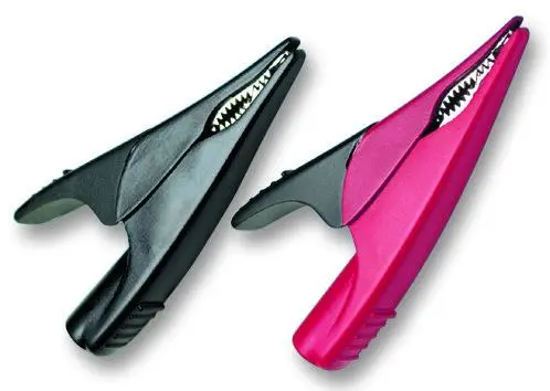 FLUKE 10A 4mm SureGrip Crocodile Clip Set, 600V/1000V Rated