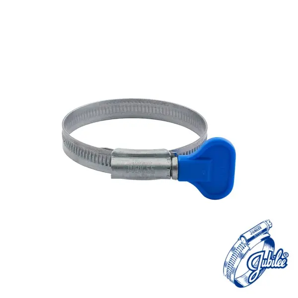 Jubilee Wingspade Mild Steel Hose Clip, 40-60mm (20 Pack)