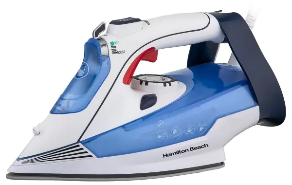 Hamilton Beach 3000W Steam Iron - White Black