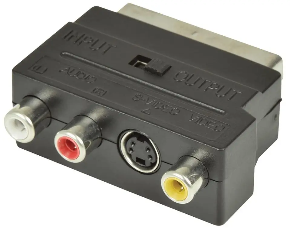 AV:LINK SCART to RCA & S-Video Adaptor, Switchable