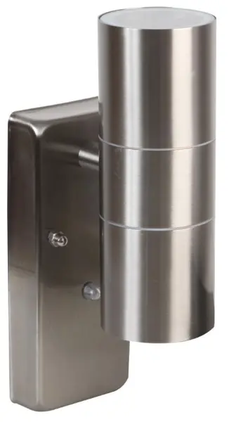 MINISUN Dusk to Dawn Wall Light, Stainless Steel, IP44