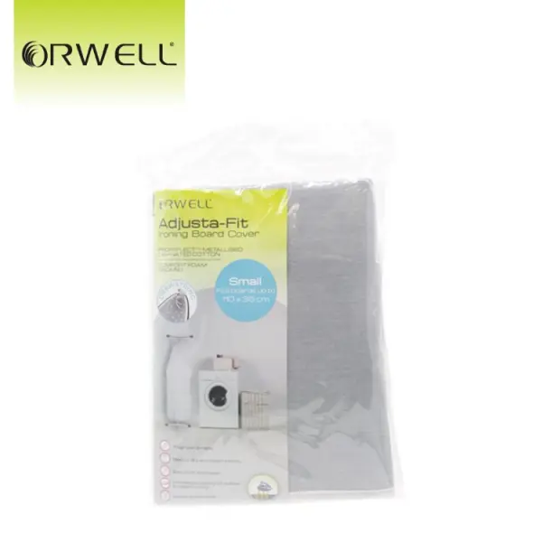 Orwell Adjusta-Fit Metallised Ironing Board Cover, Small 110 x 35cm