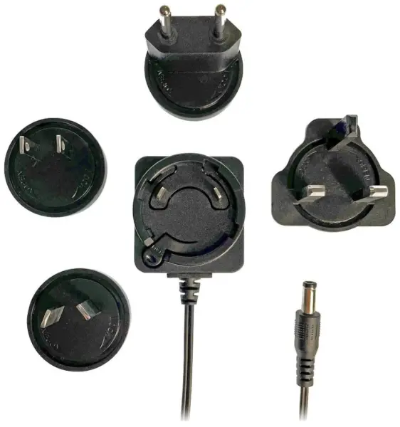 TIGER POWER SUPPLIES - 12V, 500mA, 6W Netzteil mit internationalen Steckern, 2,