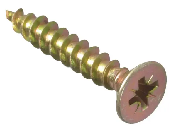 ForgeFix Pozi Compatible Countersunk Screws 5.0 x 20mm, Box of 200