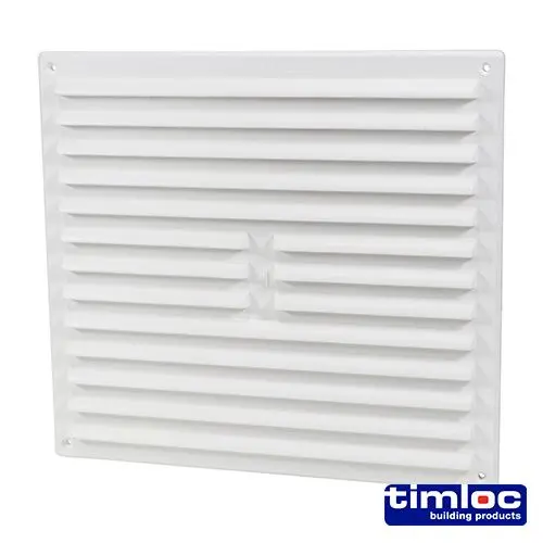 Timco Interne Lüftungsgitter aus Kunststoff - Weiß - 1212W (260 x 235 mm - 1 St