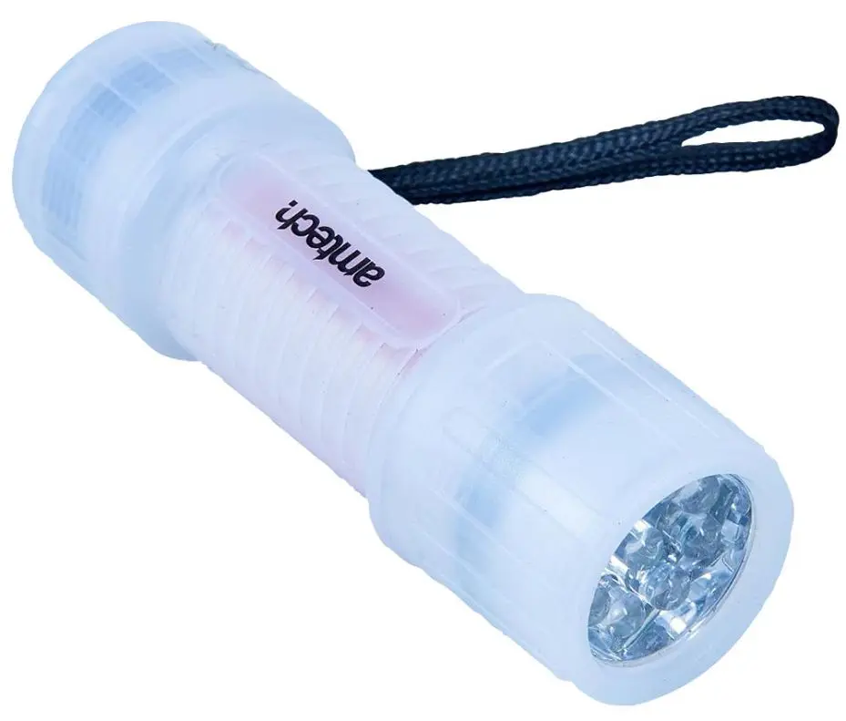 Lanterna LED Mini Brilhante AMTECH com 9 LEDs, 95mm