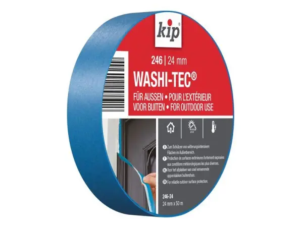 KIP® 246 Ruban de masquage Premium Outdoor WASHI-TEC® 24mm x 50m