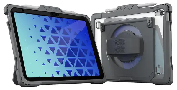 MAXCASES Shield Extreme X2-H Case with Hand Strap for 10.9” iPad 10/11, Black/G