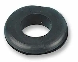 PRO POWER Grommet Kabel PVC Bulat Hitam Diameter 9.50mm - Pek 100