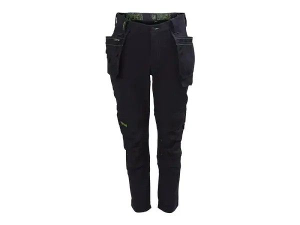 Apache Calgary Black Stretch Holster Trousers - Waist 30in, Leg 29in