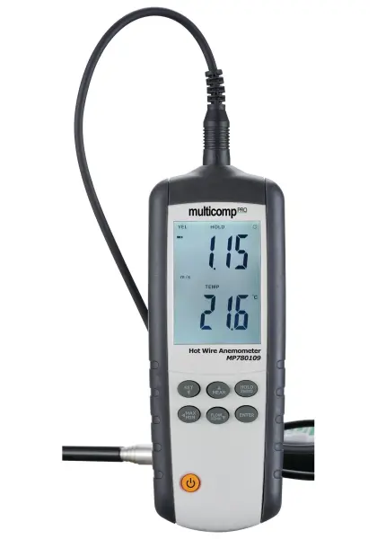 Multicomp Pro MP780109 Hot Wire Thermal Anemometer