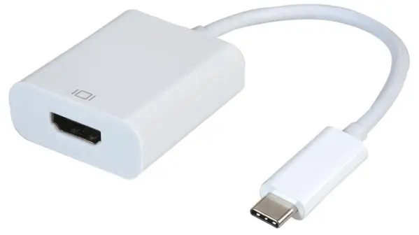 PRO SIGNAL Adaptador USB 3.1 Type-C para HDMI 4K, Branco