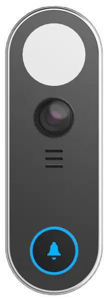 Qvis 4MP AI Video Doorbell with Face Recognition, IP66