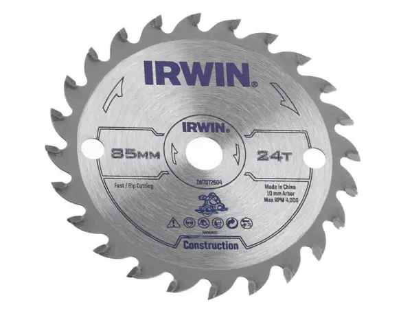 IRWIN® Universell Sägeblatt 85 x 10mm x 24 Zahn ATB