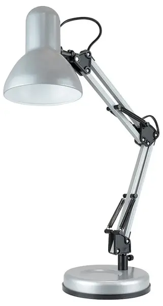 HOMELIFE 35W Swing Poise Desk Lamp - Silver