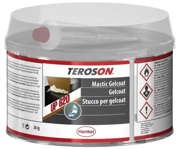 Teroson UP 620 Gelcoat Filler, White, 241g