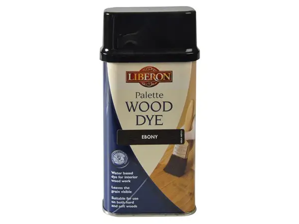Liberon Palette Wood Dye, Ebony, 250ml