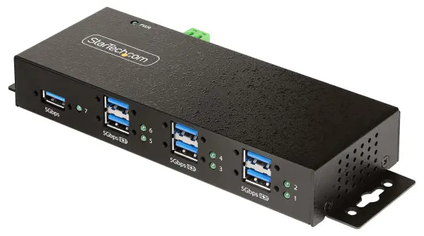 StarTech 7-Port Managed Industrial USB 3.2 Gen 1 Hub