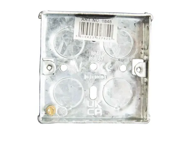 Dencon Caja de Empotrar Metalica 1-Gang 16mm