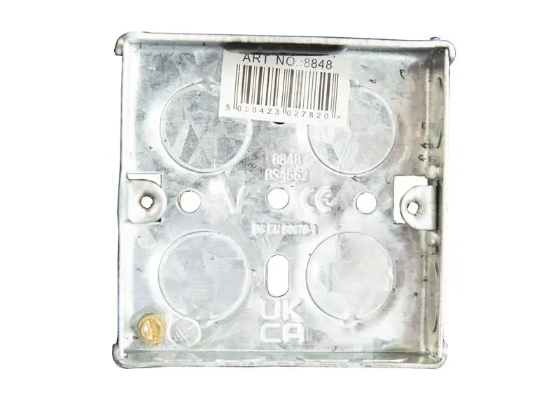 Dencon Kovová podružná skříňka 1-Gang 16mm