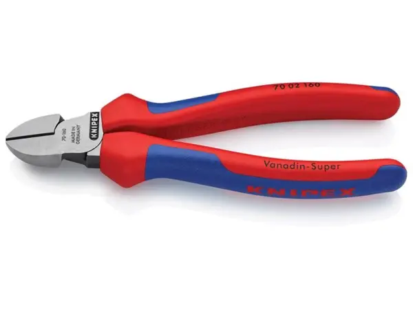 Knipex - 70 02 160 Pemisah Diagonal Cengkaman Multi-Komponen 160mm