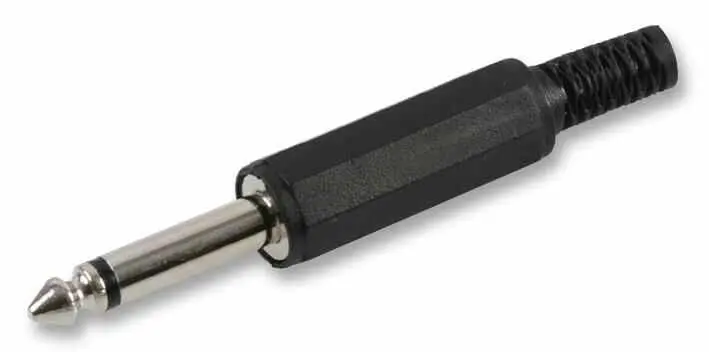 Pro Signal Conector Jack Mono 6.35mm, Pack de 2