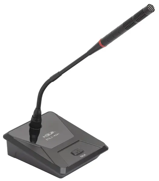 HELVIA Supercardioid Condenser Gooseneck Microphone with Base 400mm