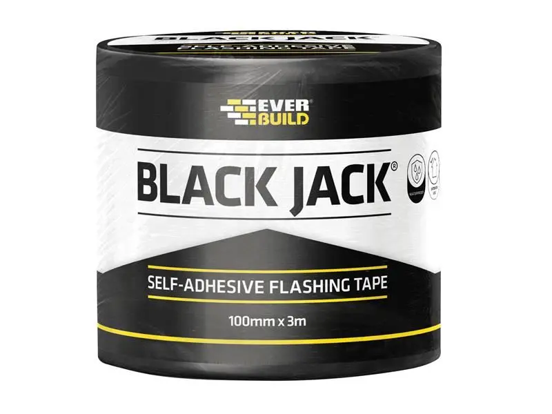 Everbuild Sika Black Jack Flitsband, 100mm x 3m